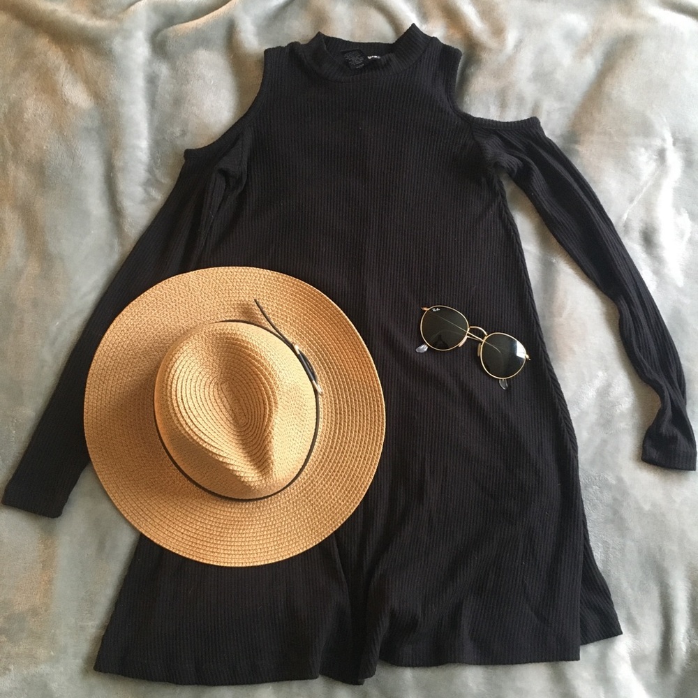 Black mini dress
